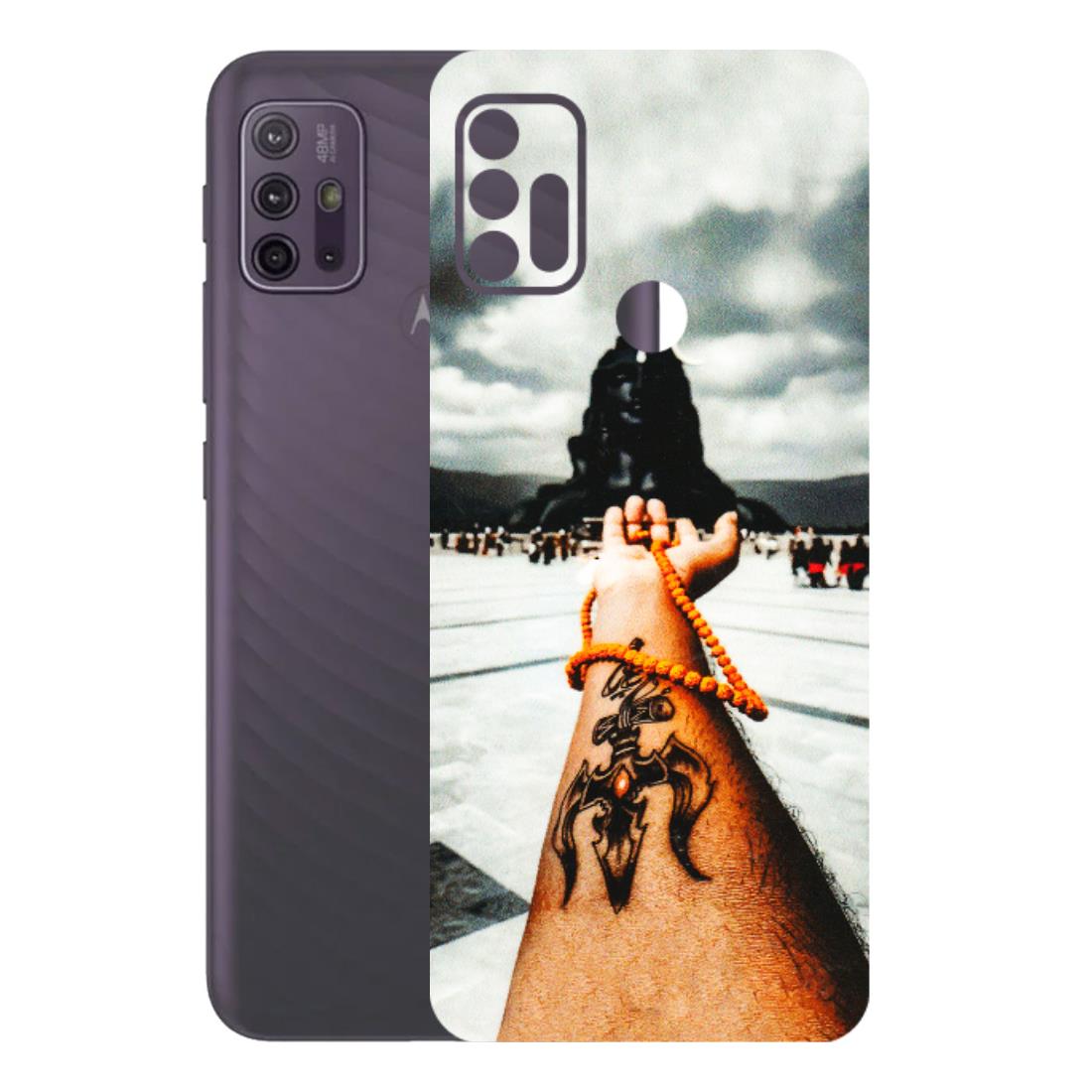 Motorola Phone Skins (All Models) - Jai Adiyogi Mahakaal - 3D Embossed Finish (L-164) Motorola Moto G10 Power