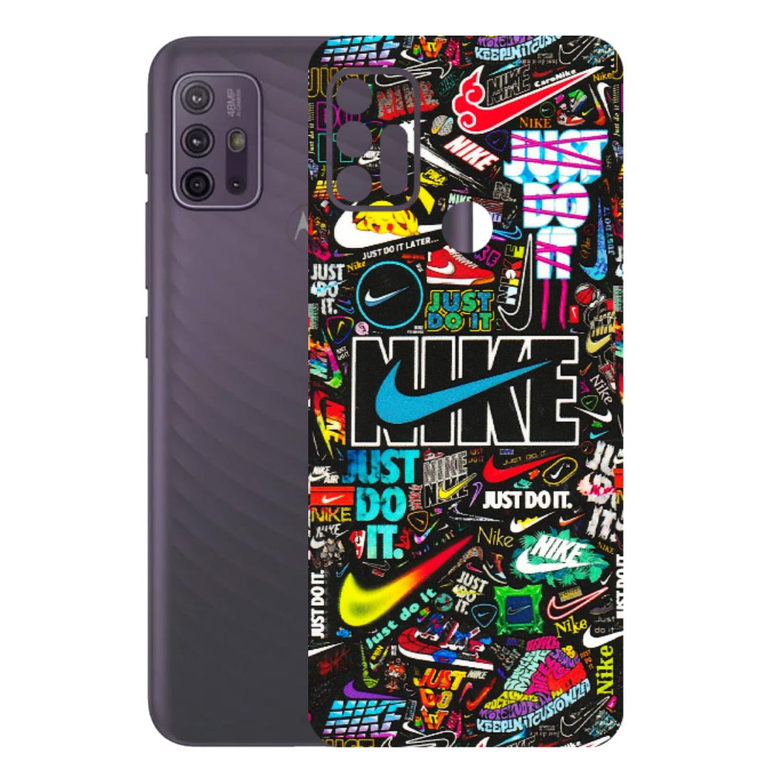 Motorola Phone Skins (All Models) - Just Do It Doodles - 3D Embossed Finish (L-166) Motorola Moto G10 Power