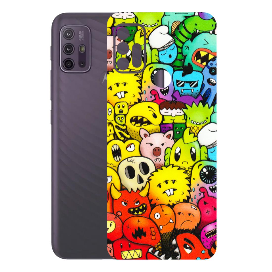 Motorola Phone Skins (All Models) - Angry Funkies - 3D Embossed Finish (L-169) Motorola Moto G10 Power