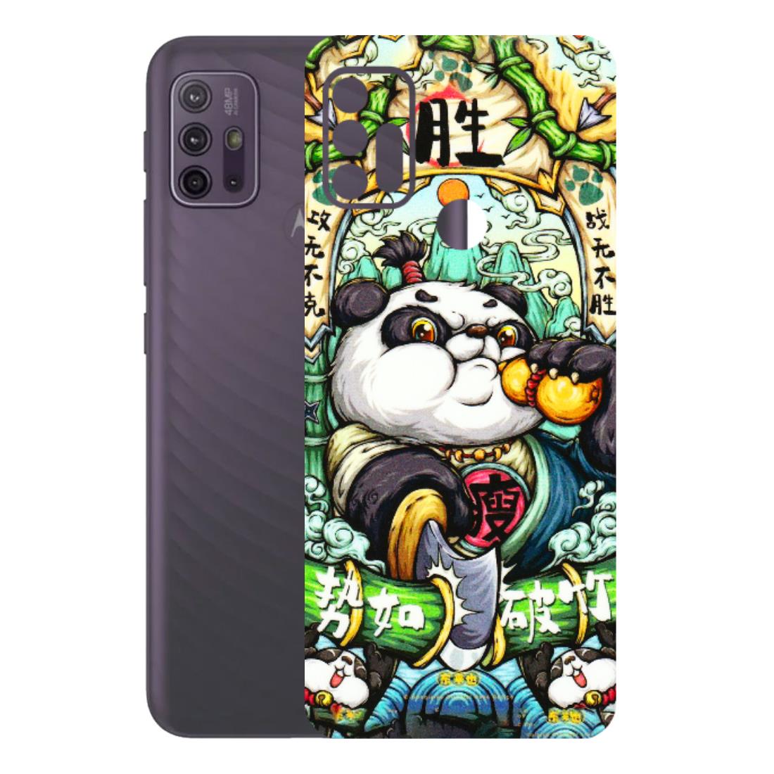 Motorola Phone Skins (All Models) - Royal Rich Panda - 3D Embossed Finish (L-170) Motorola Moto G10 Power