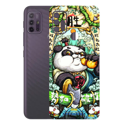 Motorola Phone Skins (All Models) - Royal Rich Panda - 3D Embossed Finish (L-170) Motorola Moto G10 Power