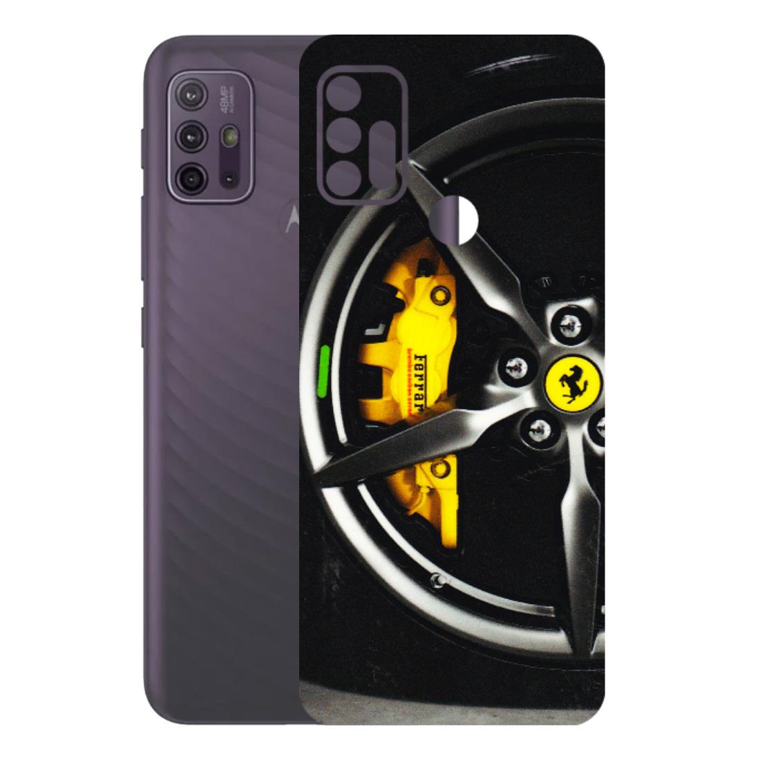 Motorola Phone Skins (All Models) - Ferrari Wheel Alloy - 3D Embossed Finish (L-173) Motorola Moto G10 Power