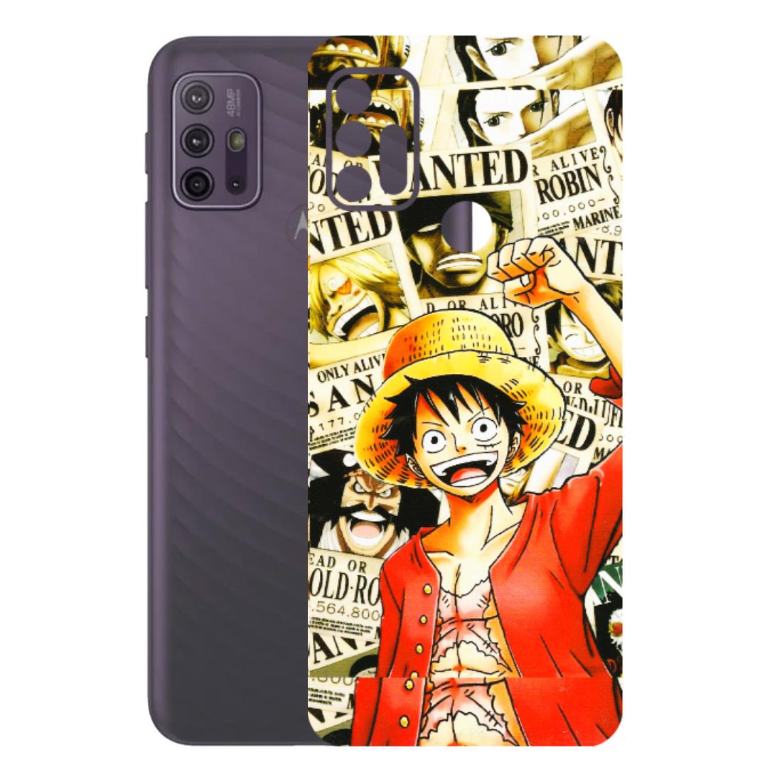 Motorola Phone Skins (All Models) - Luffy Anime - 3D Embossed Finish (L-177) Motorola Moto G10 Power