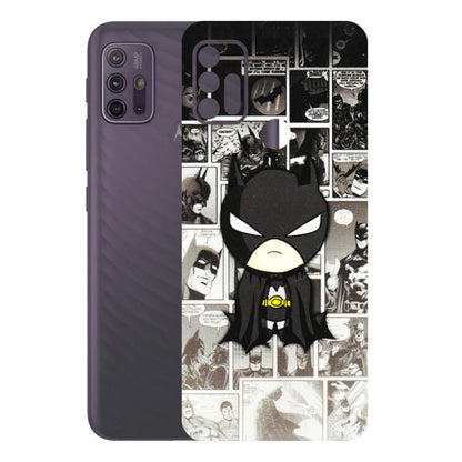 Motorola Phone Skins (All Models) - Toon Batman - 3D Embossed Finish (L-182) Motorola Moto G10 Power
