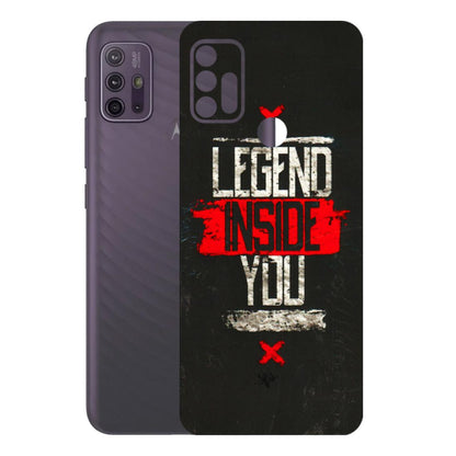 Motorola Phone Skins (All Models) - Legend Inside You - 3D Embossed Finish (L-186) Motorola Moto G10 Power