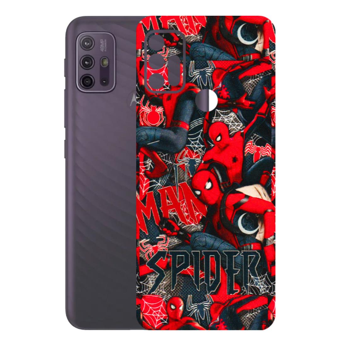 Motorola Phone Skins (All Models) - SpiderMan Cool - 3D Embossed Finish (L-188) Motorola Moto G10 Power