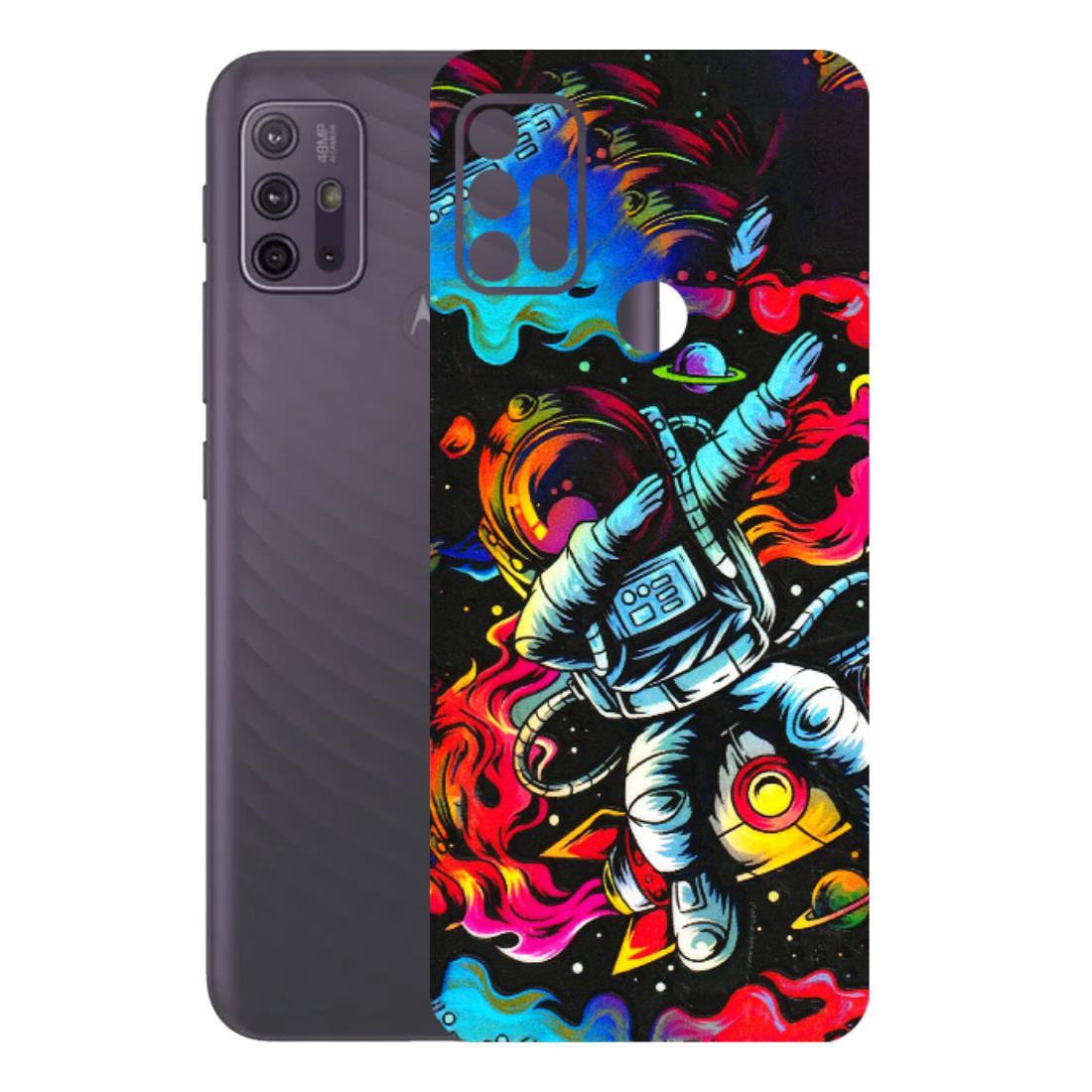Motorola Phone Skins (All Models) - Astronaut Dope - 3D Embossed Finish (L-191) Motorola Moto G10 Power