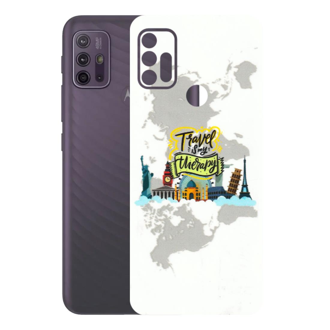 Motorola Phone Skins (All Models) - Travel Therapy - 3D Embossed Finish (L-199) Motorola Moto G10 Power