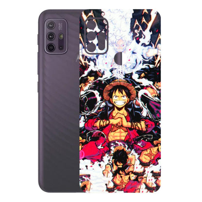 Motorola Phone Skins (All Models) - Luffy Anime Character - 3D Embossed Finish (L-203) Motorola Moto G10 Power