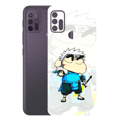 Motorola Phone Skins (All Models) - Angry Young Shinchan - 3D Embossed Finish (L-226) Motorola Moto G10 Power
