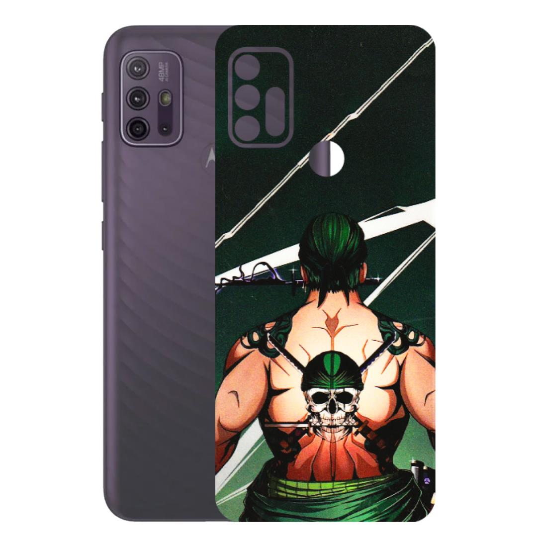 Motorola Phone Skins (All Models) - Zoro Anime - 3D Embossed Finish (L-23) Motorola Moto G10 Power