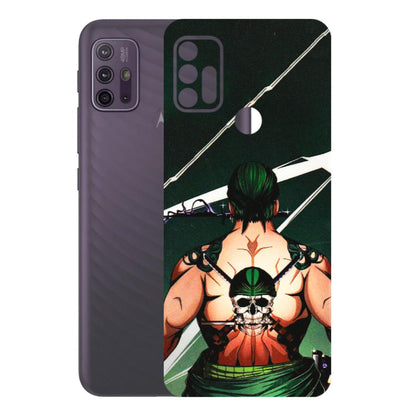 Motorola Phone Skins (All Models) - Zoro Anime - 3D Embossed Finish (L-23) Motorola Moto G10 Power