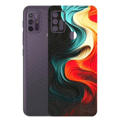 Motorola Phone Skins (All Models) - The Silky Swirl - 3D Embossed Finish (L-240) Motorola Moto G10 Power