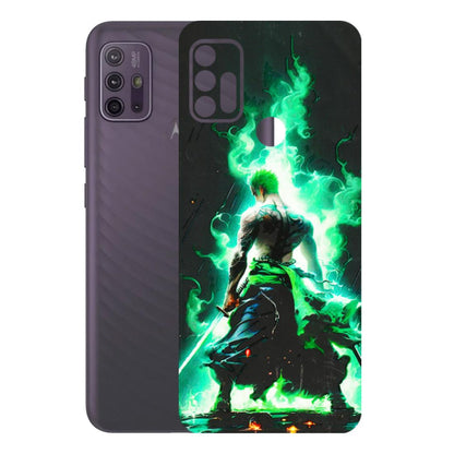 Motorola Phone Skins (All Models) - Zoro Sword - 3D Embossed Finish (L-241) Motorola Moto G10 Power