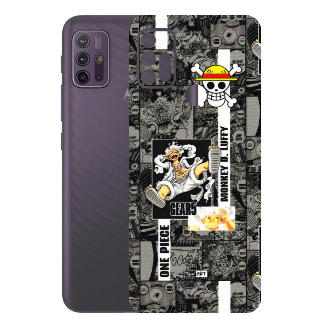 Motorola Phone Skins (All Models) - Cuffy Anime MonkeyCamic - 3D Embossed Finish (L-242) Motorola Moto G10 Power