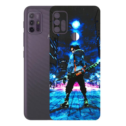 Motorola Phone Skins (All Models) - Demon Slayer Sword - 3D Embossed Finish (L-247) Motorola Moto G10 Power