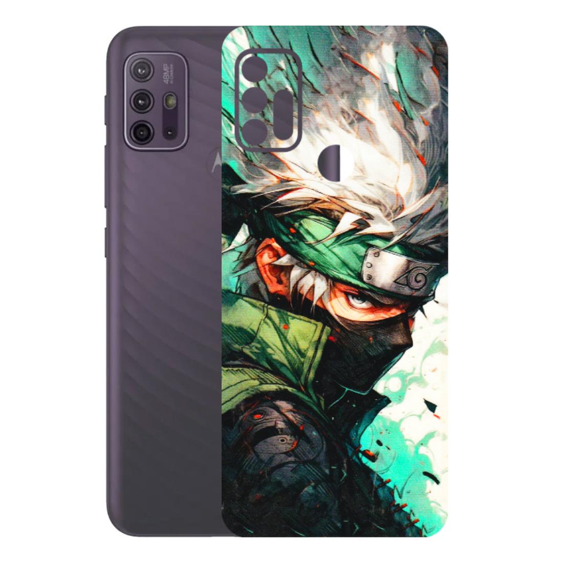 Motorola Phone Skins (All Models) - Kakashi Side Profile - 3D Embossed Finish (L-249) Motorola Moto G10 Power