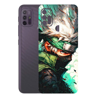 Motorola Phone Skins (All Models) - Kakashi Side Profile - 3D Embossed Finish (L-249) Motorola Moto G10 Power