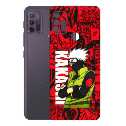 Motorola Phone Skins (All Models) - Kakashi Red Anime - 3D Embossed Finish (L-251) Motorola Moto G10 Power
