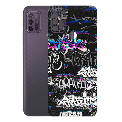 Motorola Phone Skins (All Models) - Graffiti Killer - 3D Embossed Finish (L-274) Motorola Moto G10 Power
