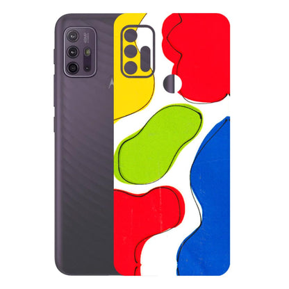 Motorola Phone Skins (All Models) - RGB Colour Paint - 3D Embossed Finish (L-284) Motorola Moto G10 Power