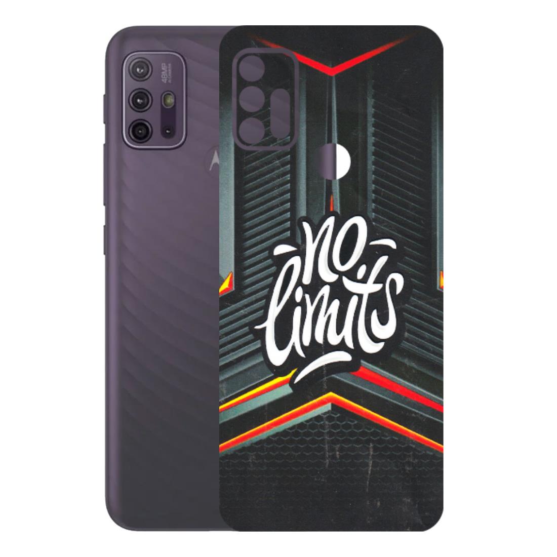Motorola Phone Skins (All Models) - No Limits - 3D Embossed Finish (L-286) Motorola Moto G10 Power