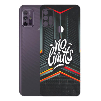 Motorola Phone Skins (All Models) - No Limits - 3D Embossed Finish (L-286) Motorola Moto G10 Power