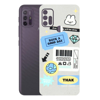 Motorola Phone Skins (All Models) - Will Be Okay Design - 3D Embossed Finish (L-316) Motorola Moto G10 Power
