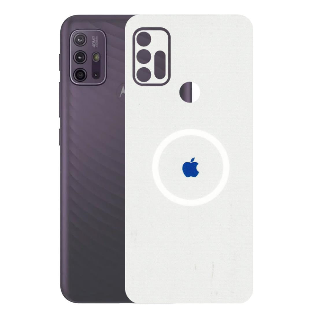 Motorola Phone Skins (All Models) - iPhone Magsafe Logo - 3D Embossed Finish (L-320) Motorola Moto G10 Power