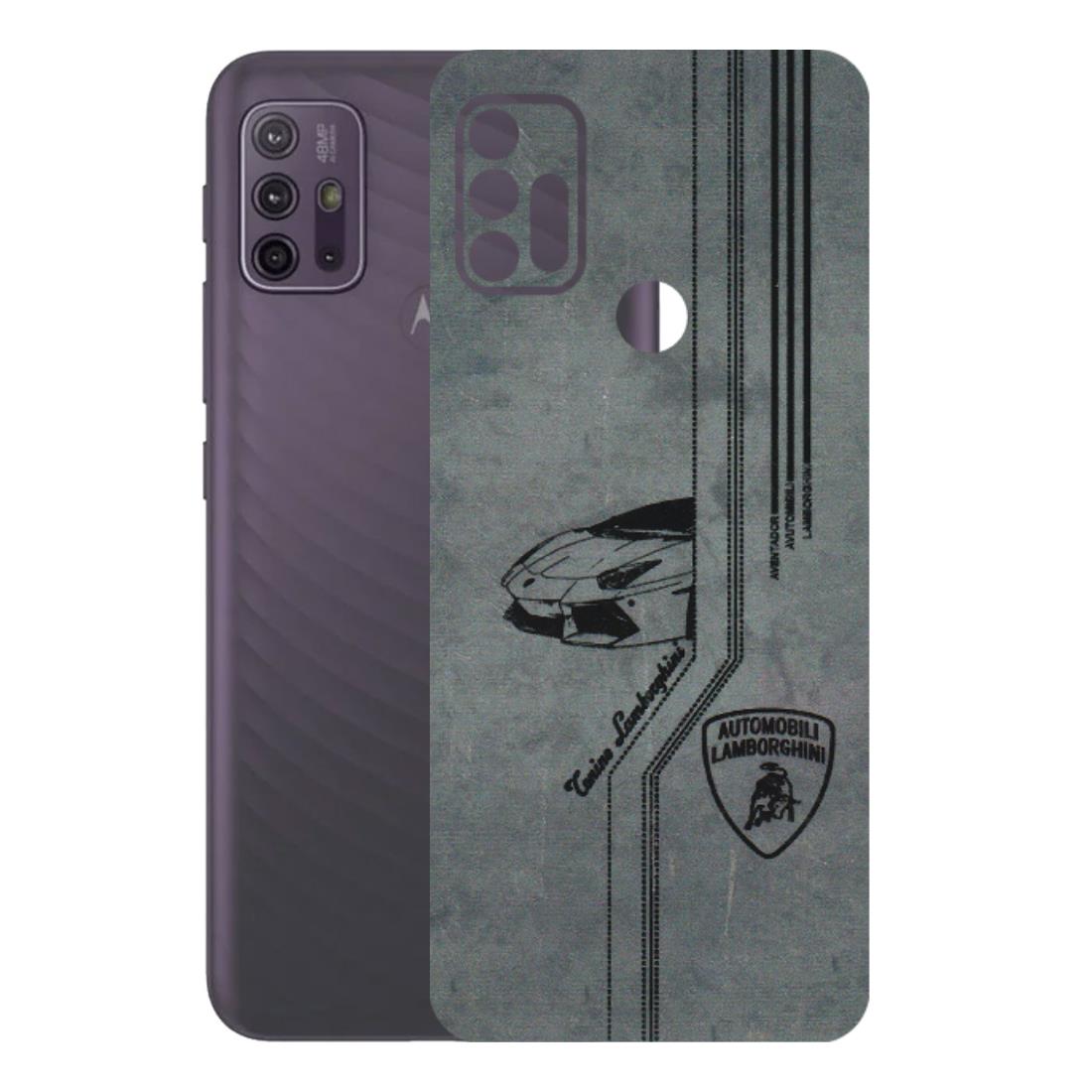 Motorola Phone Skins (All Models) - New Lamborgini Aventador - 3D Embossed Finish (L-321) Motorola Moto G10 Power