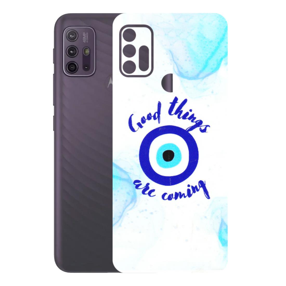 Motorola Phone Skins (All Models) - Evil Eye Good Things Are Coming - 3D Embossed Finish (L-322) Motorola Moto G10 Power