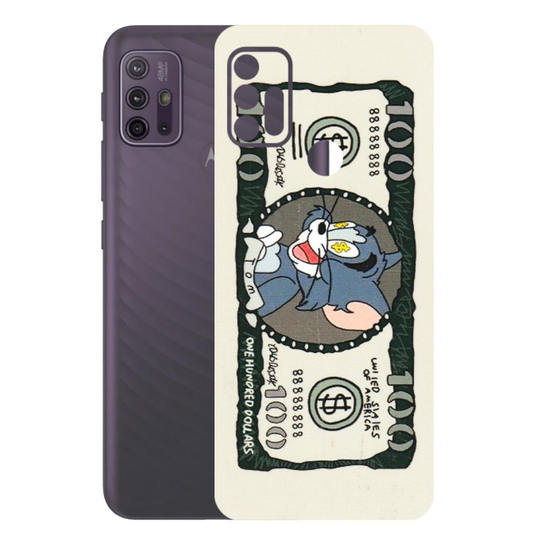 Motorola Phone Skins (All Models) - Tom Hundred Dollar - 3D Embossed Finish (L-324) Motorola Moto G10 Power