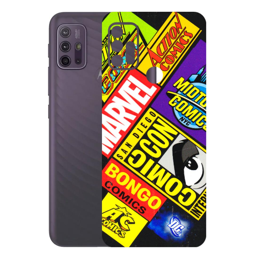 Motorola Phone Skins (All Models) - Bongo Comic Con - 3D Embossed Finish (L-325) Motorola Moto G10 Power