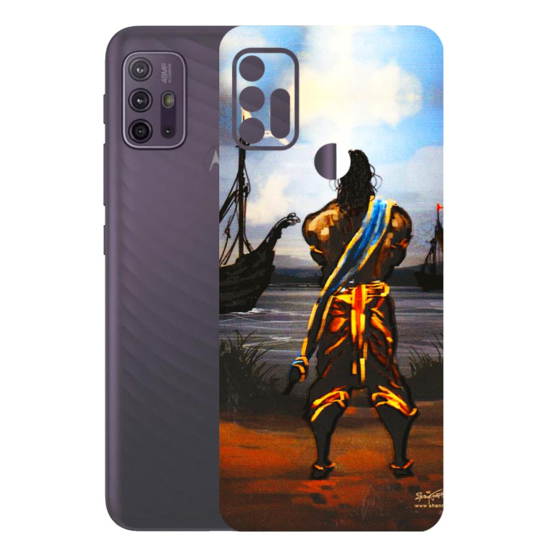 Motorola Phone Skins (All Models) - Heavenly God Figure - 3D Embossed Finish (L-34) Motorola Moto G10 Power