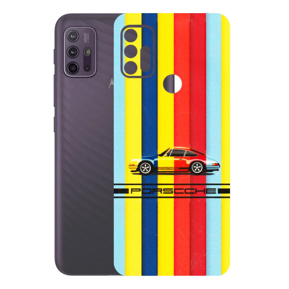 Motorola Phone Skins (All Models) - Multicolour Porche - 3D Embossed Finish (L-39) Motorola Moto G10 Power