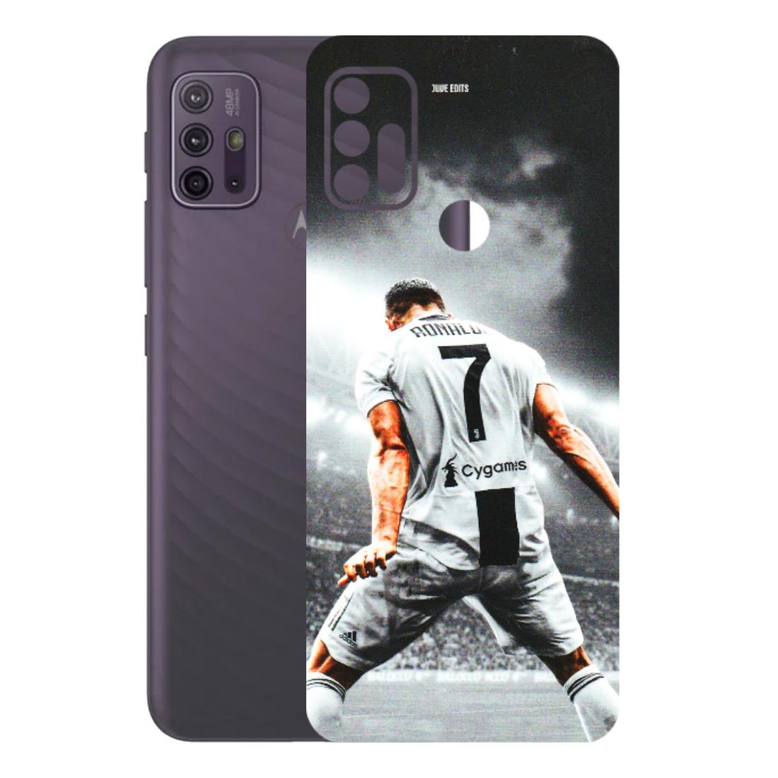 Motorola Phone Skins (All Models) - Ronaldo CR7 Crazy - 3D Embossed Finish (L-44) Motorola Moto G10 Power