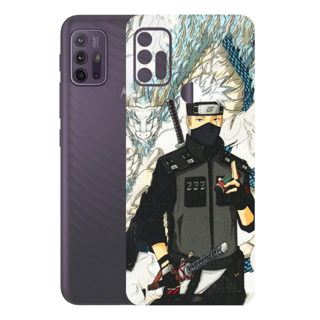 Motorola Phone Skins (All Models) - Kakashi Hatake Naruto Anime - 3D Embossed Finish (L-46) Motorola Moto G10 Power