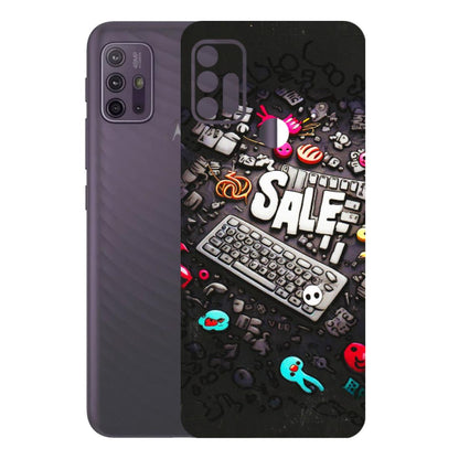 Motorola Phone Skins (All Models) - Gadgets Sale - 3D Embossed Finish (L-50) Motorola Moto G10 Power