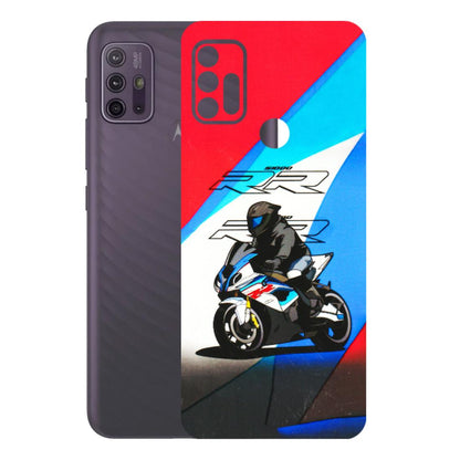 Motorola Phone Skins (All Models) - Bikers Love - 3D Embossed Finish (L-58) Motorola Moto G10 Power
