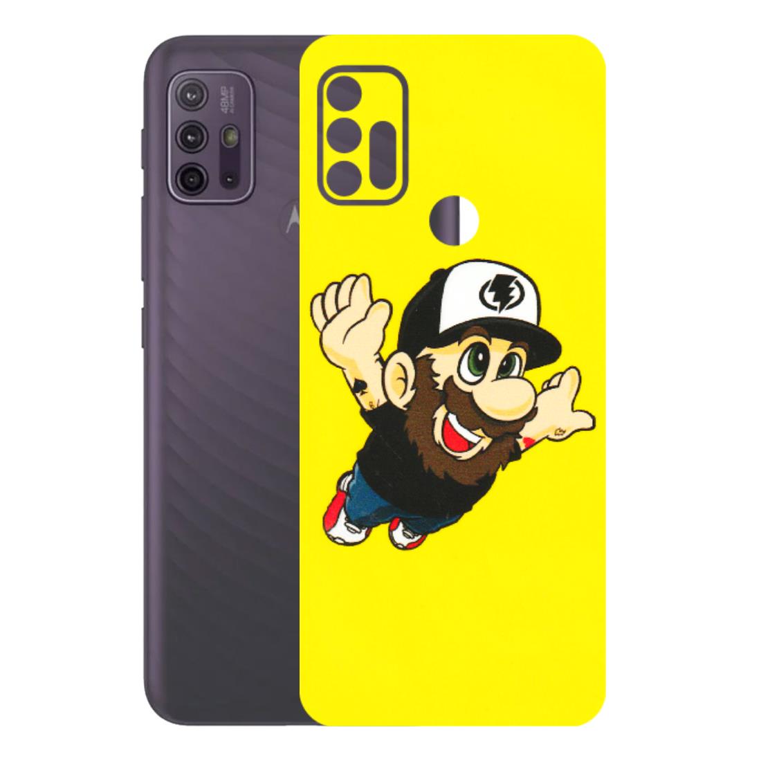 Motorola Phone Skins (All Models) - Flying Beardo - 3D Embossed Finish (L-60) Motorola Moto G10 Power