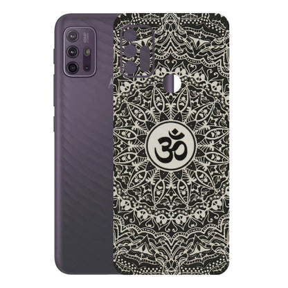 Motorola Phone Skins (All Models) - Aum Elegant Mandala - 3D Embossed Finish (L-62) Motorola Moto G10 Power