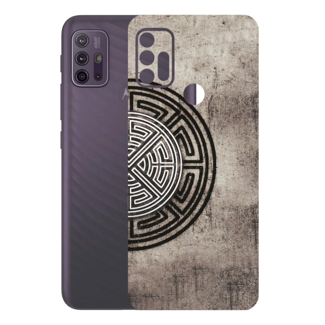 Motorola Phone Skins (All Models) - Mysterious Circular Design - 3D Embossed Finish (L-63) Motorola Moto G10 Power