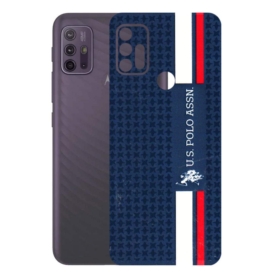 Motorola Phone Skins (All Models) - US POLO Designer Brand - 3D Embossed Finish (L-65) Motorola Moto G10 Power
