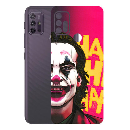 Motorola Phone Skins (All Models) - Joker Evil Laugh - 3D Embossed Finish (L-97) Motorola Moto G10 Power
