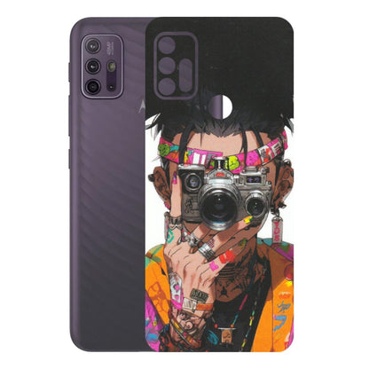 Motorola Phone Skins (All Models) - Camera Lover Girl - Matte Finish (M-09) Motorola Moto G10 Power
