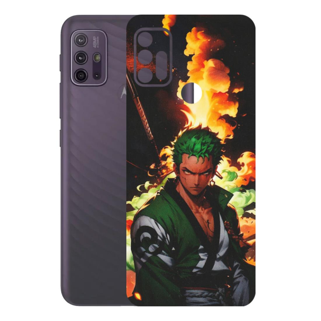 Motorola Phone Skins (All Models) - Roronoa Zoro - Matte Finish (M-102) Motorola Moto G10 Power