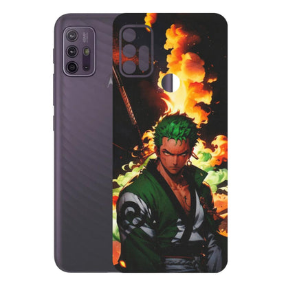 Motorola Phone Skins (All Models) - Roronoa Zoro - Matte Finish (M-102) Motorola Moto G10 Power