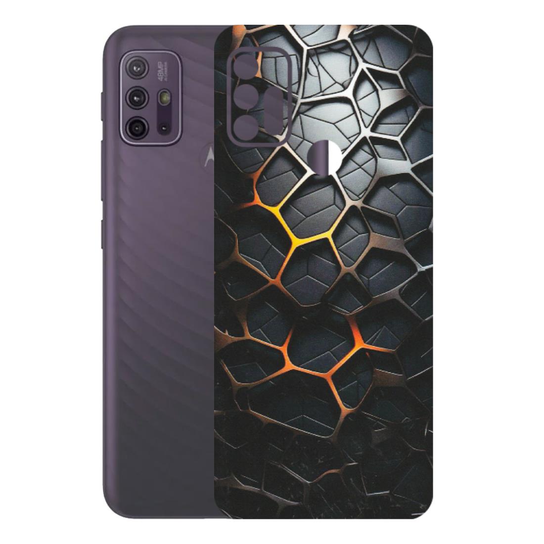 Motorola Phone Skins (All Models) - New Abstract Graphite Tiles - Matte Finish (M-130) Motorola Moto G10 Power