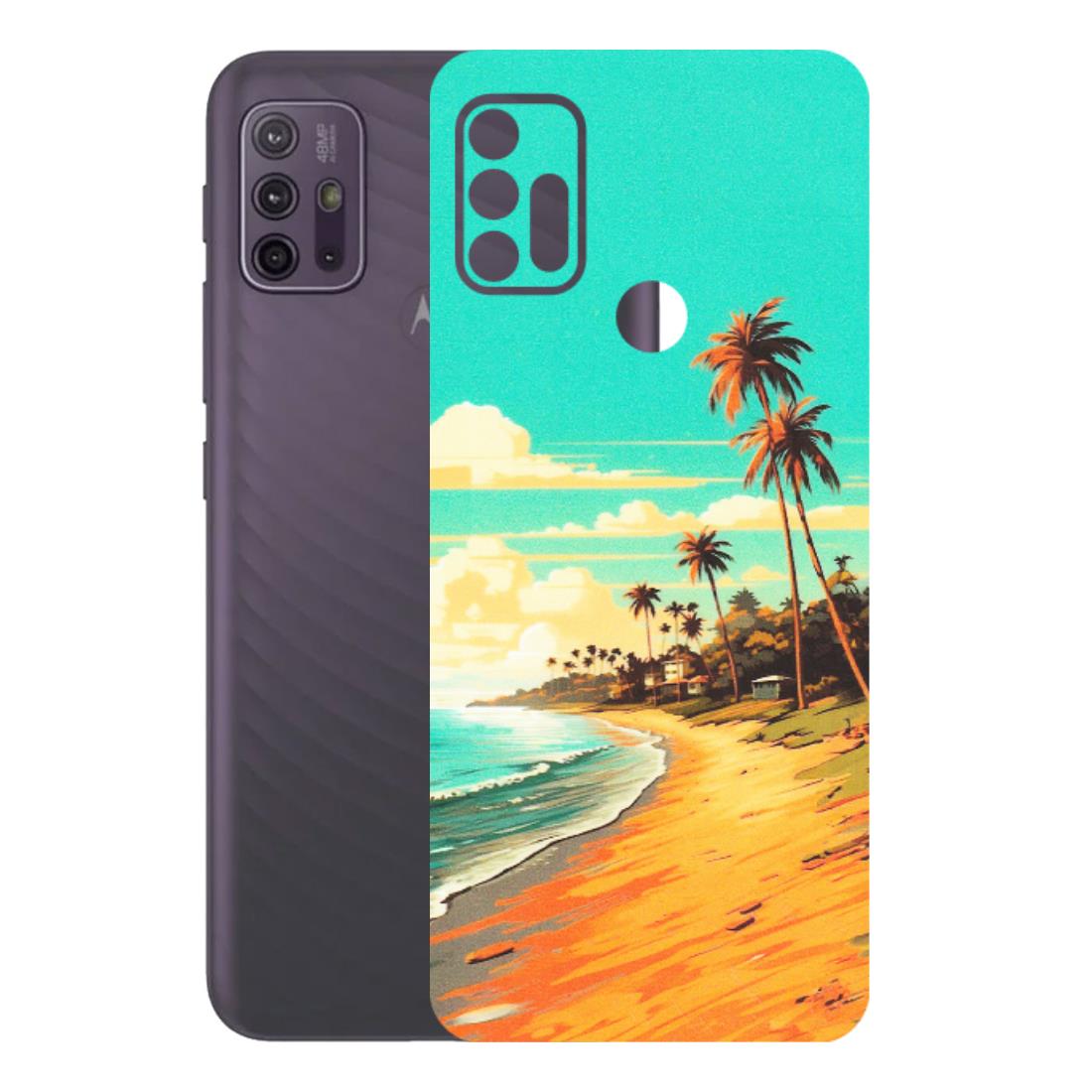 Motorola Phone Skins (All Models) - Miami Beach - Matte Finish (M-136) Motorola Moto G10 Power