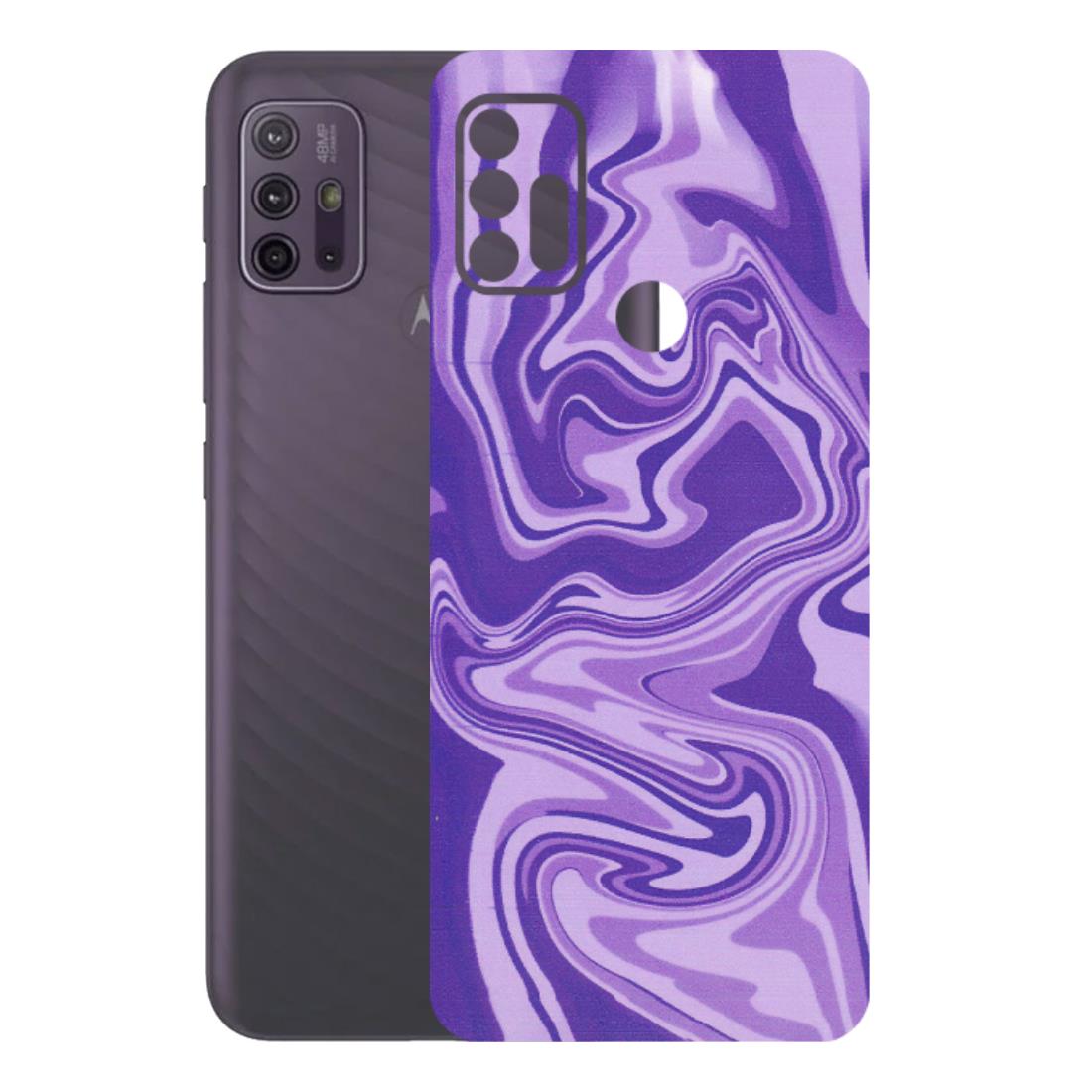 Motorola Phone Skins (All Models) - Hazy Purple Nights - Matte Finish (M-14) Motorola Moto G10 Power
